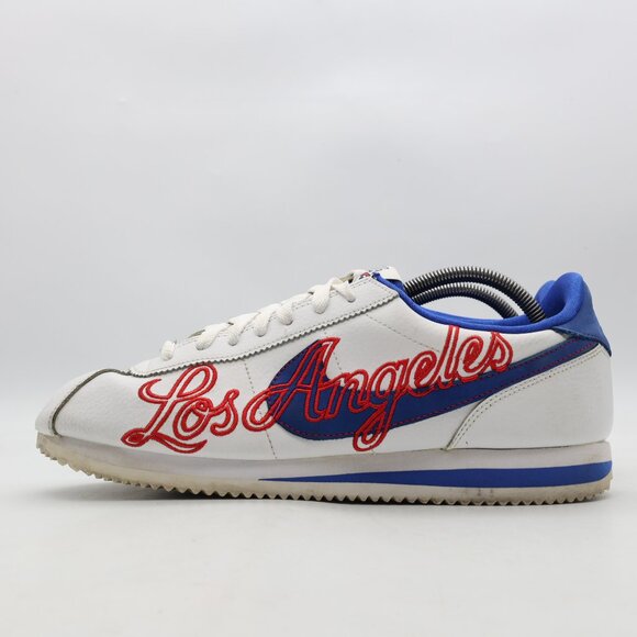 Nike Cortez Basic Leather Men's Size 11.5 "Los Angeles" Running Shoes DA4402-100 - Picture 4 of 9